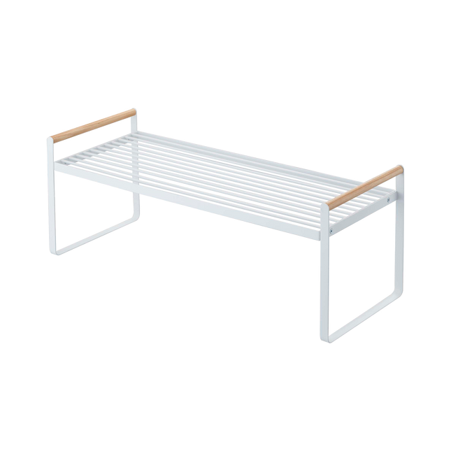 Countertop Wire Shelf - Steel + Wood