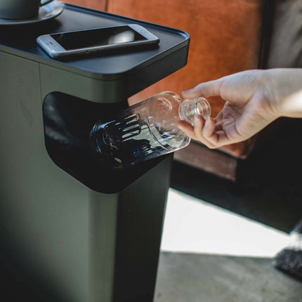 Side Table Trash Can