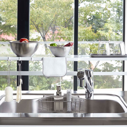 Expandable Countertop Organizer - Large - Steel