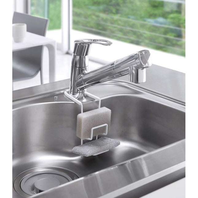Faucet-Hanging Sponge Holder - Double - Steel