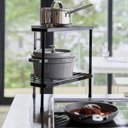 Two-Tier Corner Riser - Two-Tier - Steel
