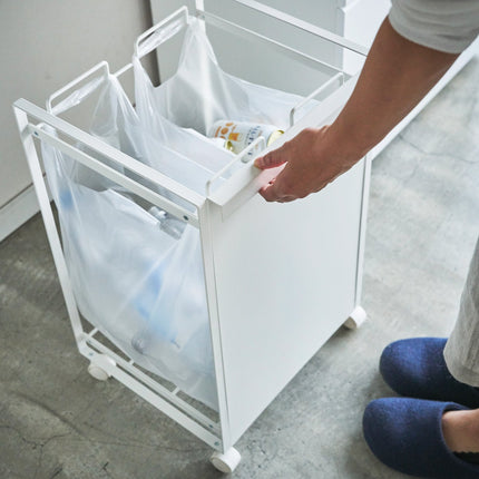 Rolling Trash Sorter - Steel