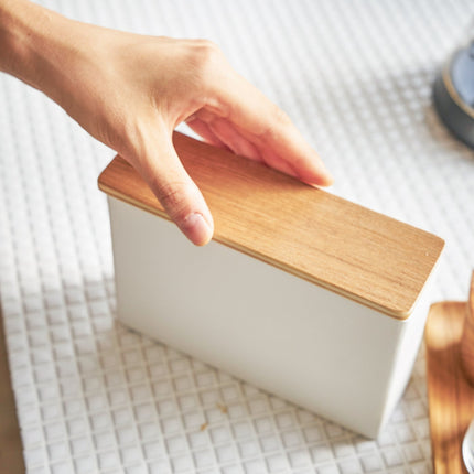 Coffee Filter Case - Size 01 + 02 - Steel + Wood