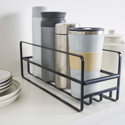 Glass and Mug Cabinet Organizer - Steel