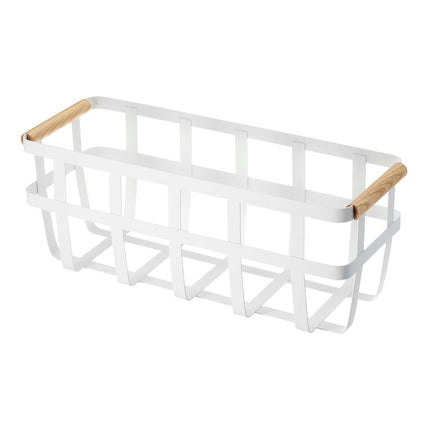 Storage Basket - Steel + Wood
