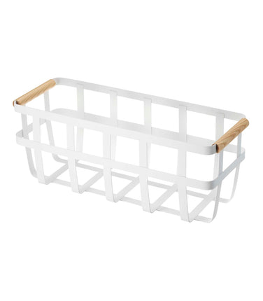Storage Basket - Steel + Wood