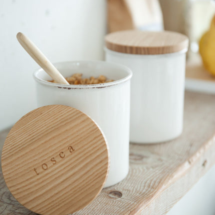 Ceramic Food Canister - Plain