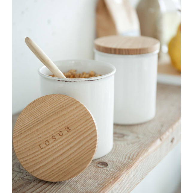 Ceramic Food Canister - Plain