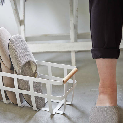 Storage Basket - Steel + Wood