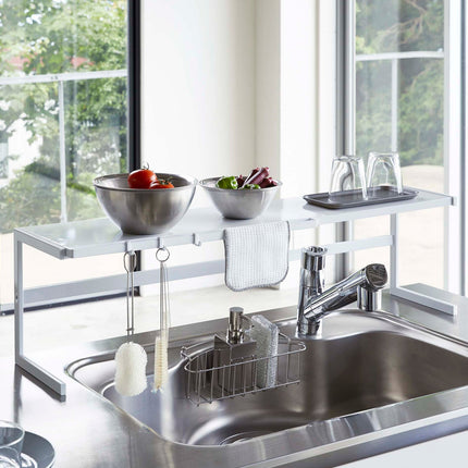 Expandable Countertop Organizer - Large - Steel