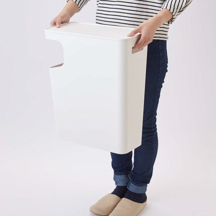 Side Table Trash Can