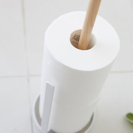 Toilet Paper Stocker - Steel + Wood