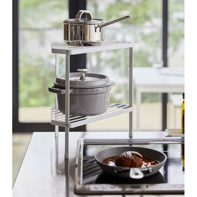 Two-Tier Corner Riser - Two-Tier - Steel