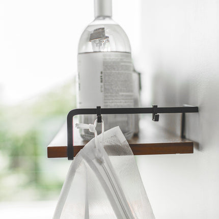 Wall-Mounted Shelf (3" H)  - Wood