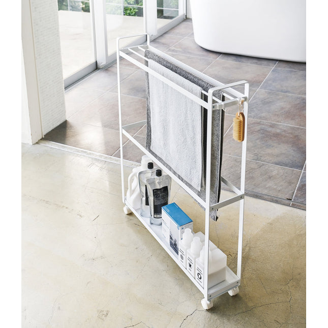 Rolling Towel Rack (33" H)  - Steel