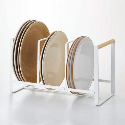 Plate Holder - Steel + Wood