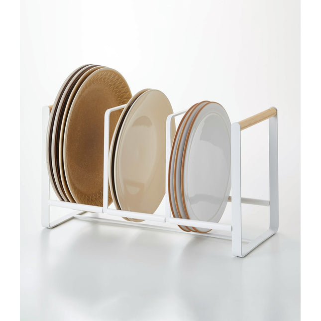 Plate Holder - Steel + Wood