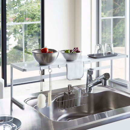 Expandable Countertop Organizer - Large - Steel