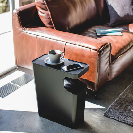 Side Table Trash Can