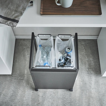 Rolling Trash Sorter - Steel