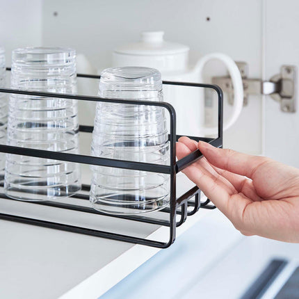 Glass and Mug Cabinet Organizer - Steel