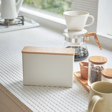 Coffee Filter Case - Size 01 + 02 - Steel + Wood