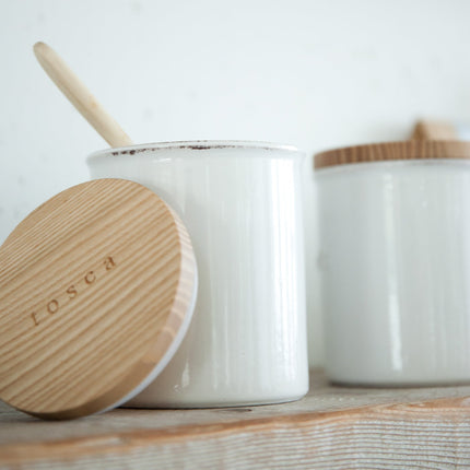 Ceramic Food Canister - Plain