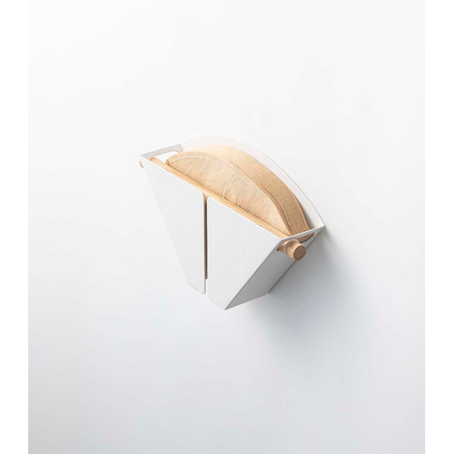 Magnetic Coffee Filter Case - Size 04 - Steel + Wood